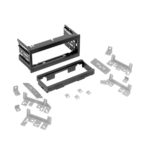 Compare Scosche GM1500B Single DIN Radio Dash Kit with Universal Brackets and Snapin Extension Compatible with Select 198204 GM Vehicles Stereo Install Kit See Fit Guide in Images to Verify Your Vehicle at KSA Price