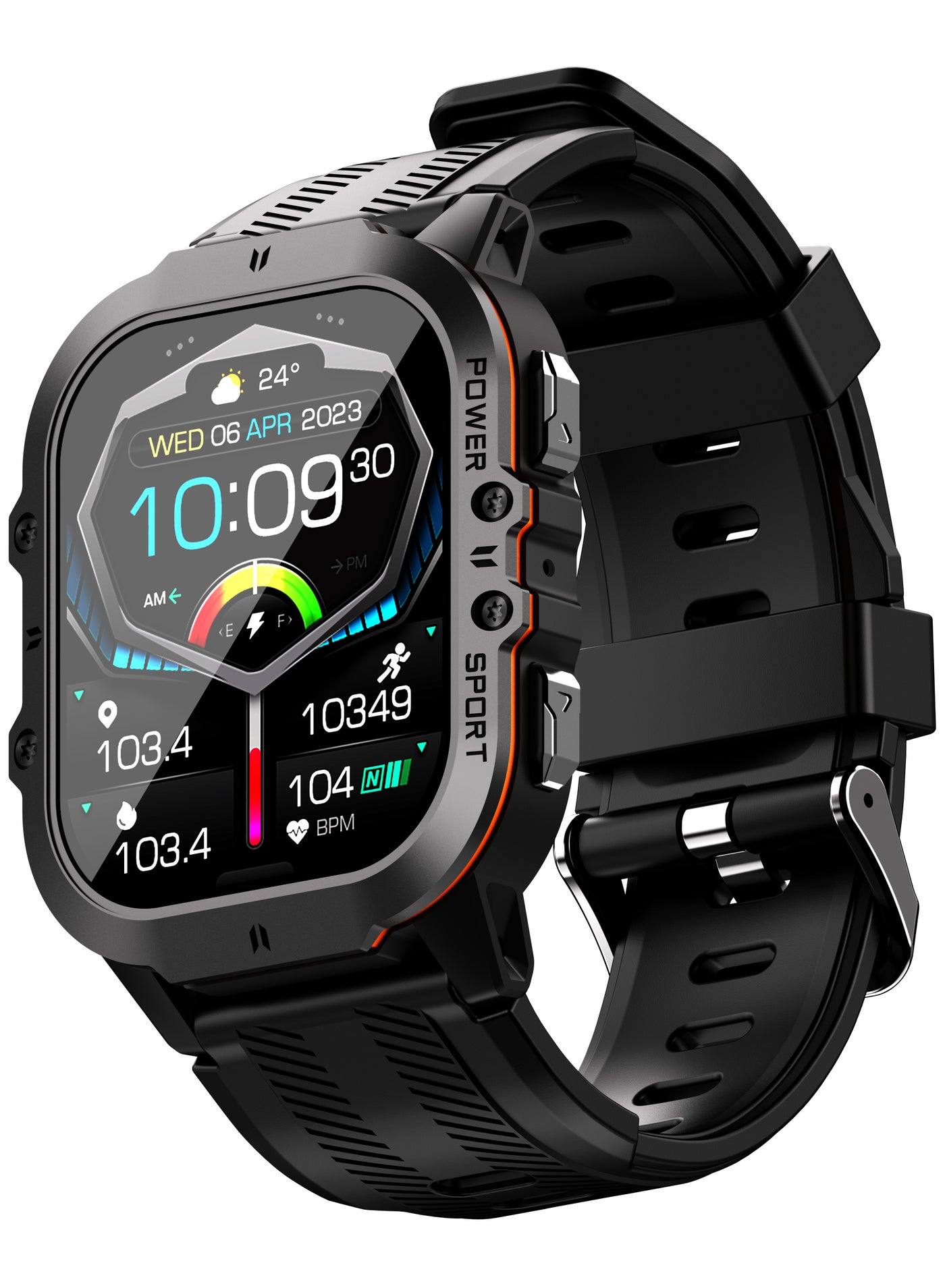 Compare CODE26 Smartwatch For Men With Amoled Always On Display Bluetooth Calling Waterproof Fitness Watches For Android iOS Black at KSA Price