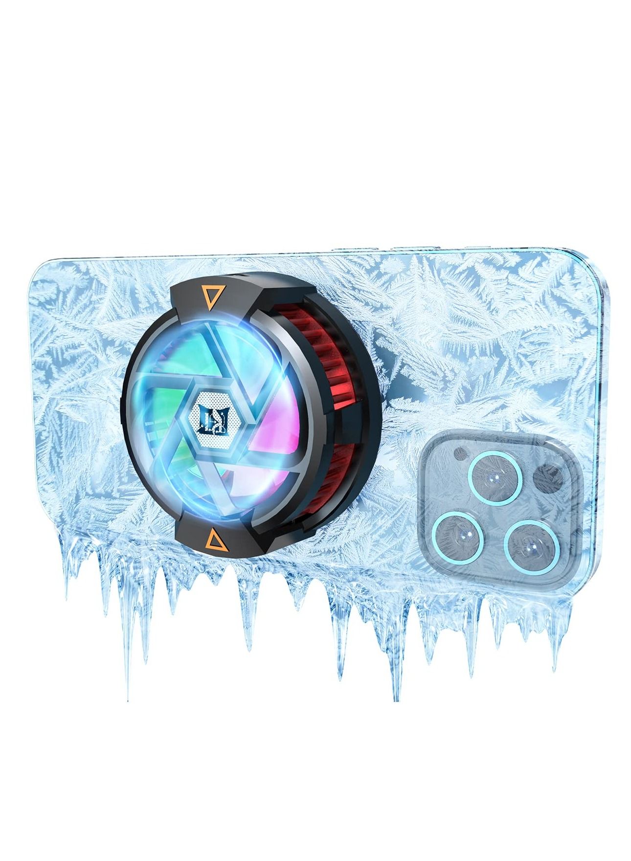 Compare Phone Cooler, Semiconductor Cooling Fan Compatible with Magsafe, Portable Noiseless Cooling Game Artifact for PUBG, Live Vlog, for iOSAndroid 46.7 Inch Phones at KSA Price