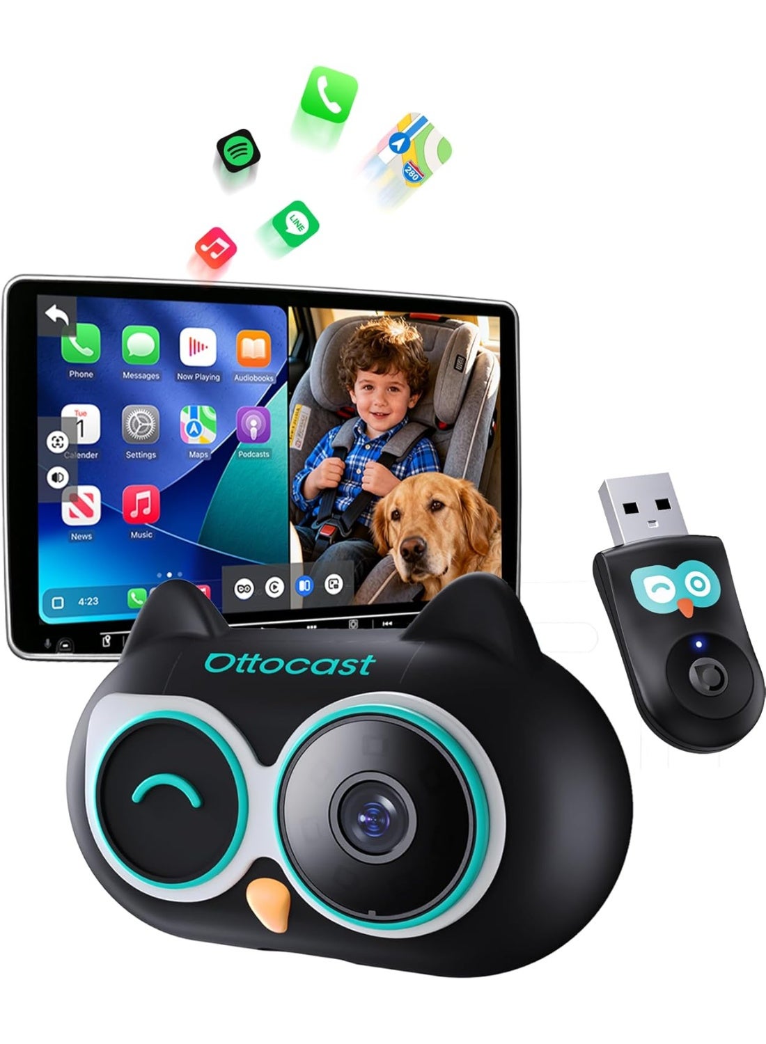 OTTOCAST Cabin Care Car Adapter with Baby Car…