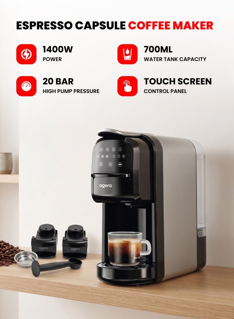 3-in-1 Multifunction Espresso Coffee Maker | Compatible…