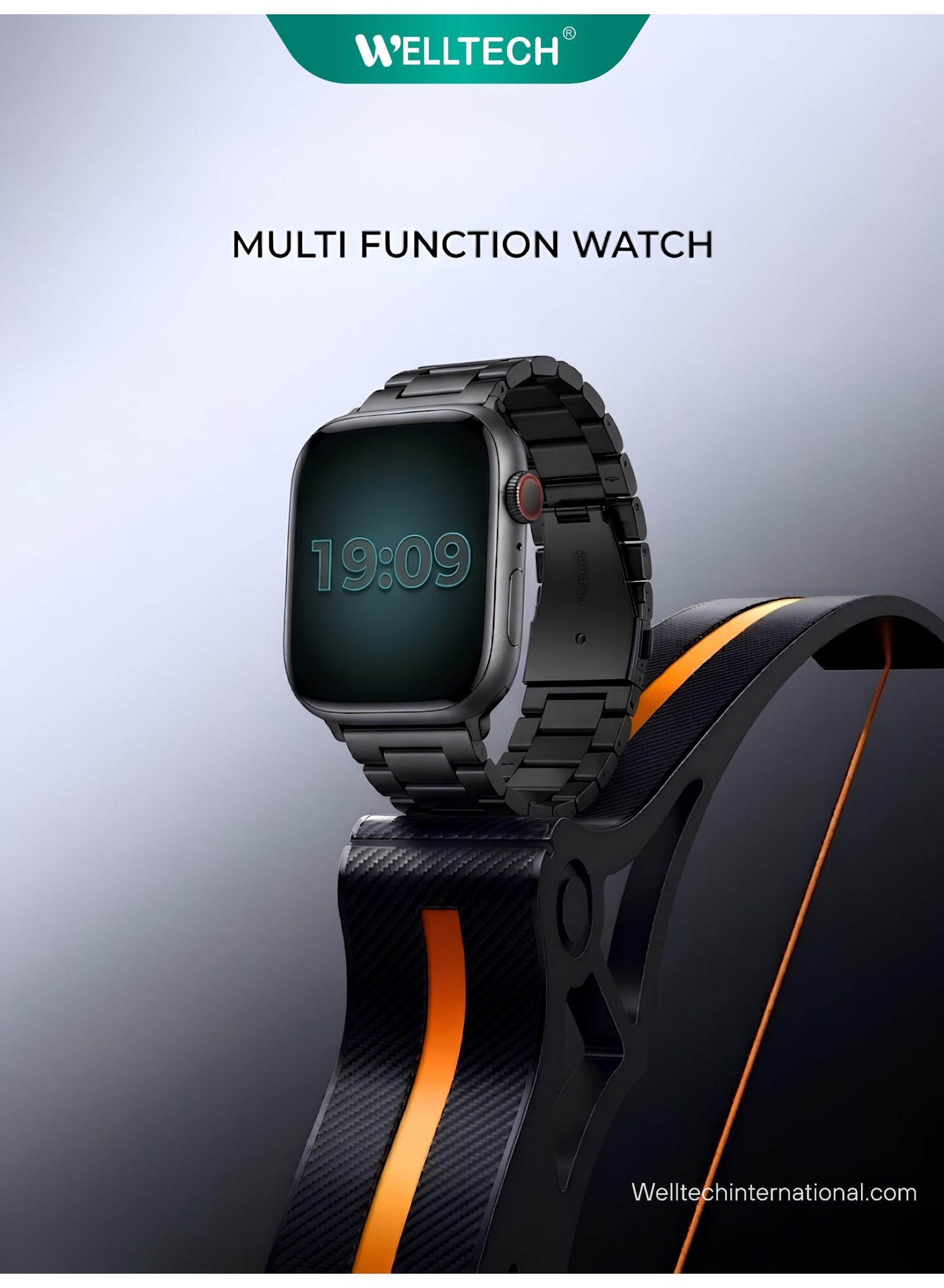 Compare WELLTECH SW66 Smart Watch – Blood Pressure Heart Rate Monitor, Fitness Tracker, Sleep Tracking, Bluetooth, Android iOS, Men Women at KSA Price