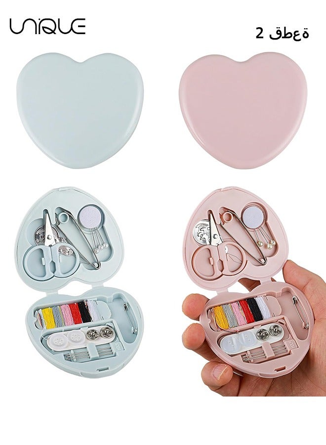 Sewing Kit, 2pcs Mini Sewing Kit for Travel…