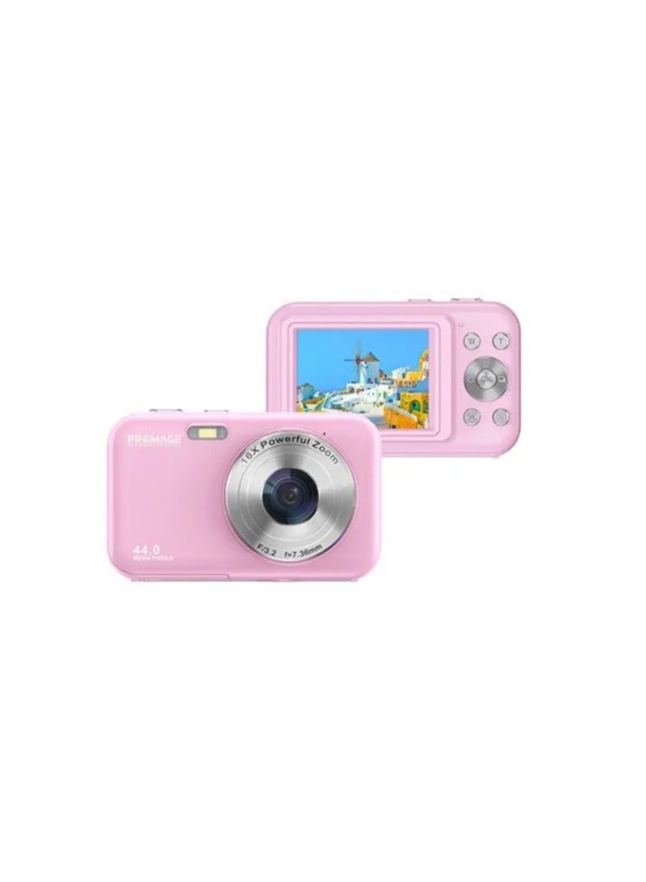 Compare PROMAGE PC95 Digital Camera 44MP Interpolated – Pink, 1080p Video, 2.4? IPS Screen, 16X Digital Zoom, USB TypeC Rechargeable at KSA Price