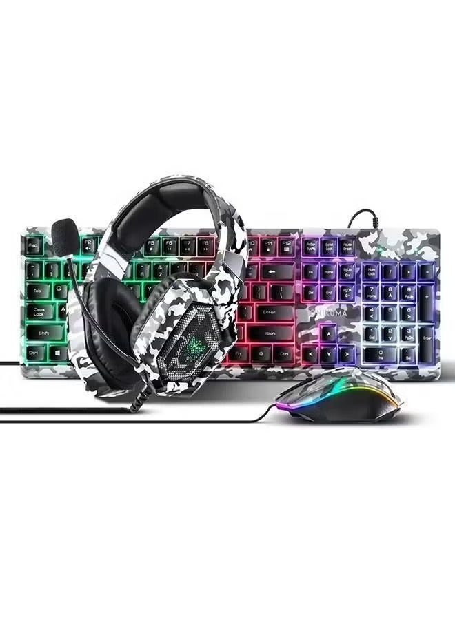 Compare Onikuma 3 in 1 Gaming Kaeboard Wired And Mouse With Headphone at KSA Price