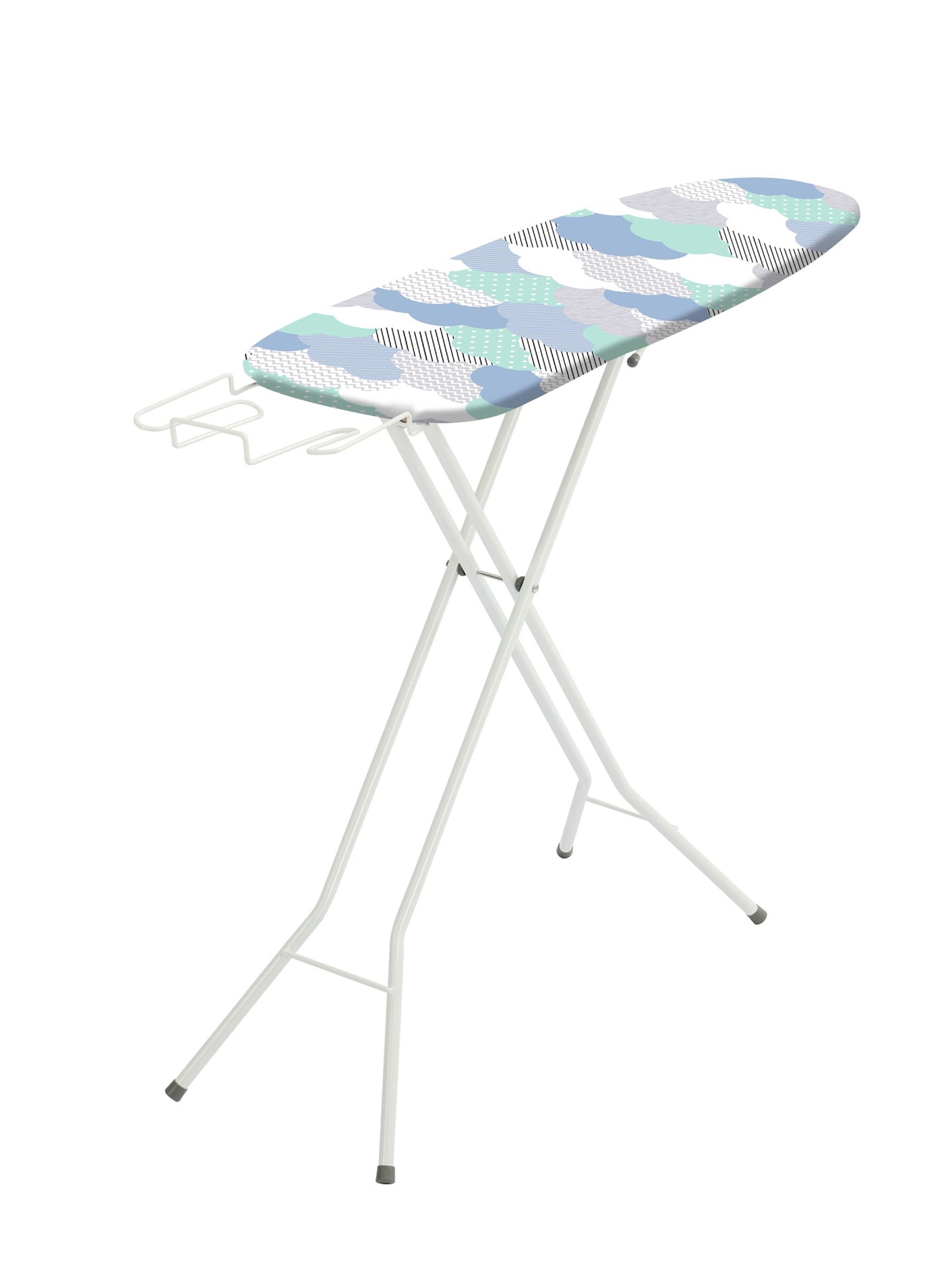 Compare Feelings Virgin Ironing Board, 110.5 x 30.5cm – Foldable HeightAdjustable Stainless Steel Mesh Iron Table with Iron Holder & HeatReflective Padded Cotton Cover, AntiSkid Laundry Board, Multicolour at KSA Price