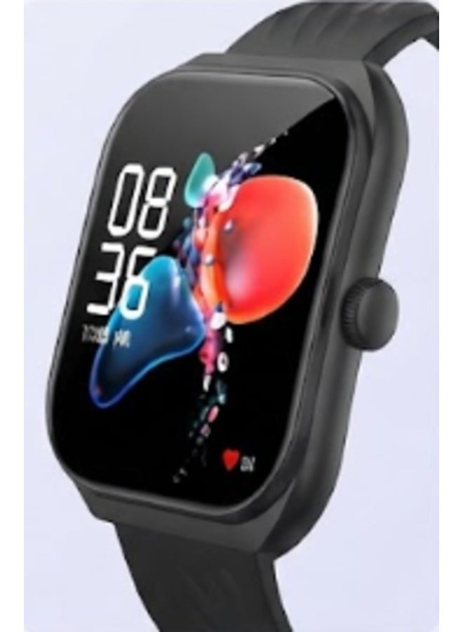 Compare WP08 Waterproof Smartwatch with Curved FullTouch Display, Dual Strap Set 2 Pairs, Stylish & Comfortable Design – Black at KSA Price
