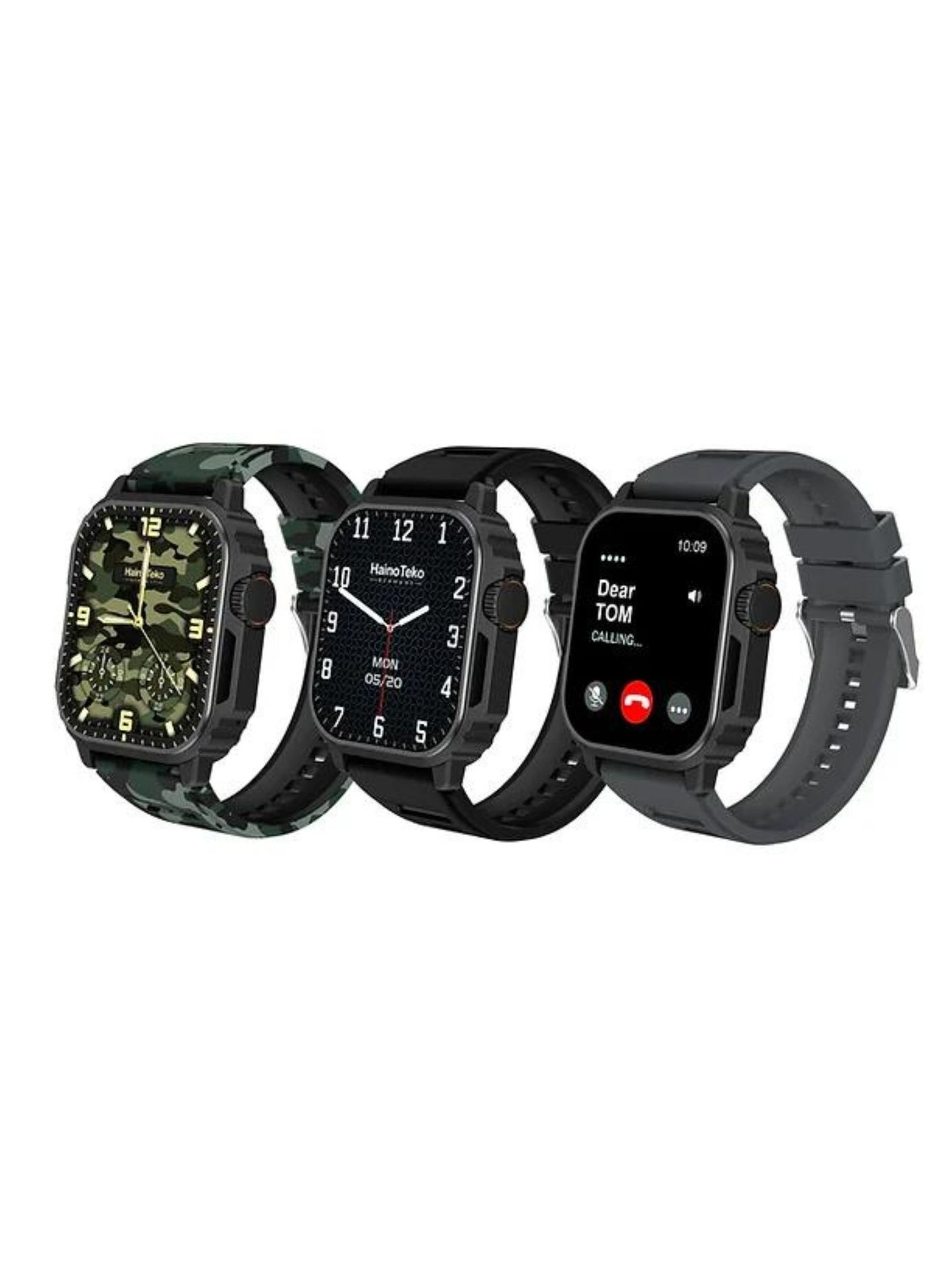 Compare SQ1 Mini Smartwatch – FullScreen AMOLED Display, 3 Pairs Straps, Wireless Charger Included, Fitness Tracker, Heart Rate & Sports Mode, Waterproof, Compatible with Android & iOS, for Men & Boys – Black at KSA Price