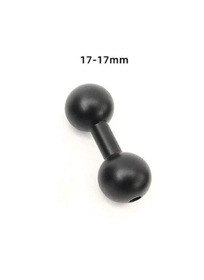 Compare Aluminum Alloy 1717.5mm Ball Head Bending Bracket Mobile Phone Flat Clip Live Car Sports Camera 14 ScrewColor:17mm17mm Double Ball Head at KSA Price