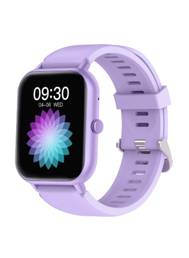 Compare 1.82inch Mens Square Purple Strap Smartwatch, Multifunctional, Waterproof, Pedometer, Alarm clock, Wireless calling, Health monitoring, and Message Push Notifications. at KSA Price