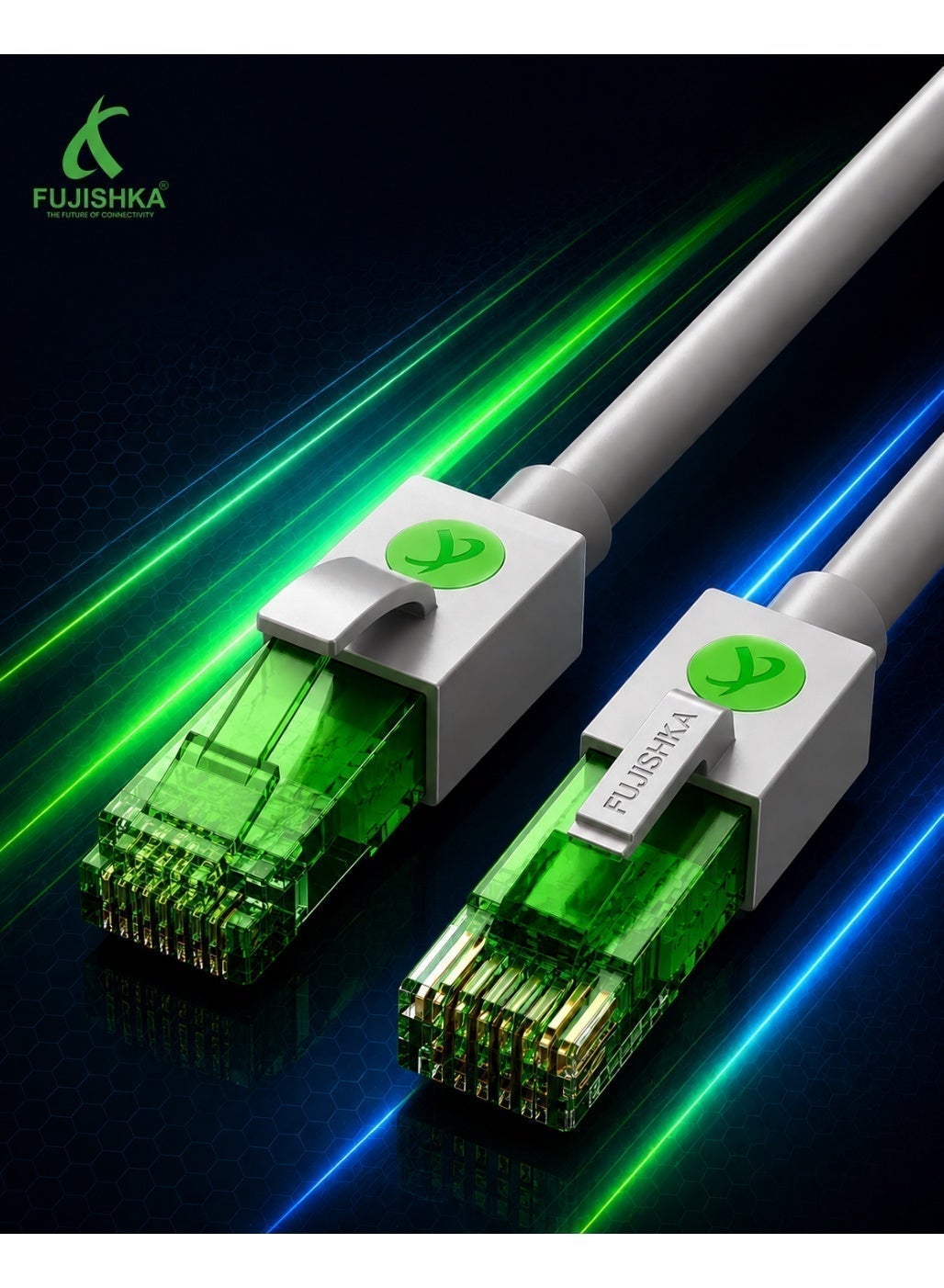 Compare FUJISHKA Cat6 Cable 20M, 250MHz Cat6 Ethernet Cable for Router, PC, Laptop, Modem, Network Switch, Internet and LAN Connection, High Speed Network Cable, Grey at KSA Price