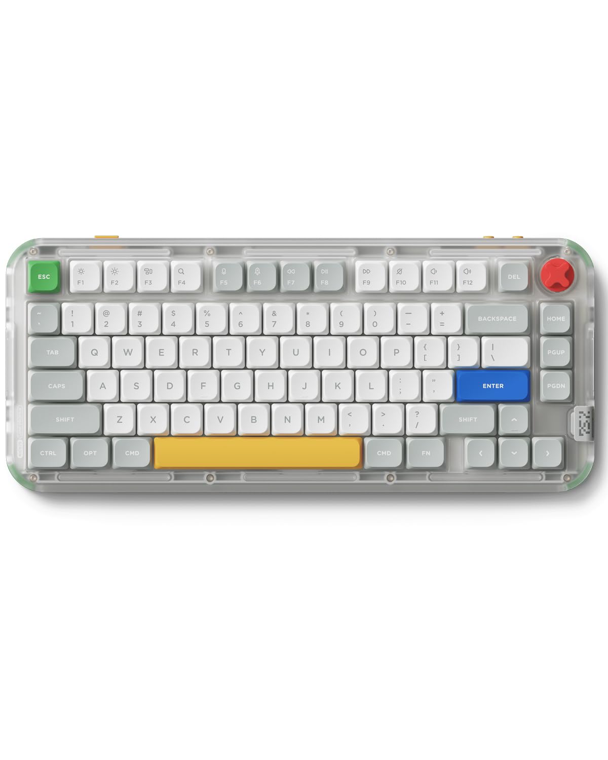 Compare nuphy Kick75 Wireless Low Profile Keyboard with Knob,75% Layout 80 Keys RGB Backlit, Hot Swappable Gaming Mechanical Keyboard with PBT Keycaps,Support BT2.4GUSBC Blush Nano Switch at KSA Price