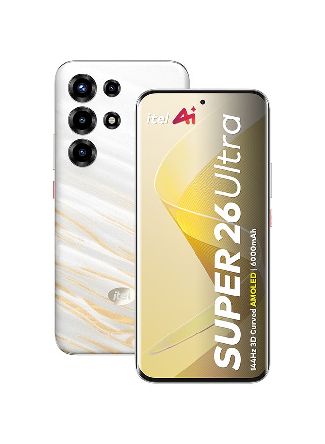 S26 Ultra Dual SIM Glided White 8+16 GB RAM…