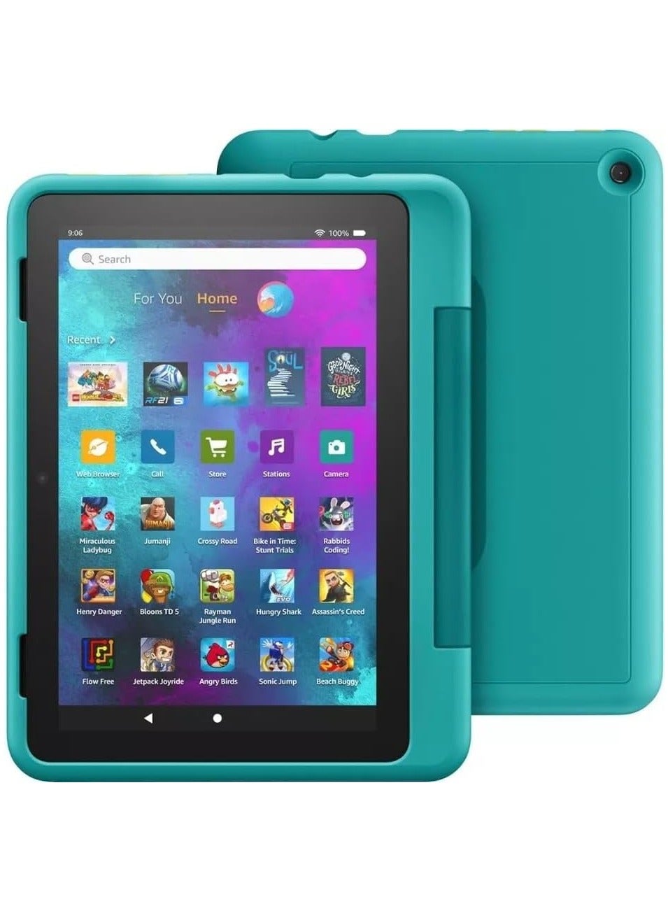 Compare Fire HD 8 Kids Pro Ages 612 2022 8 HD WiFi 32 GB  Hello Teal at KSA Price