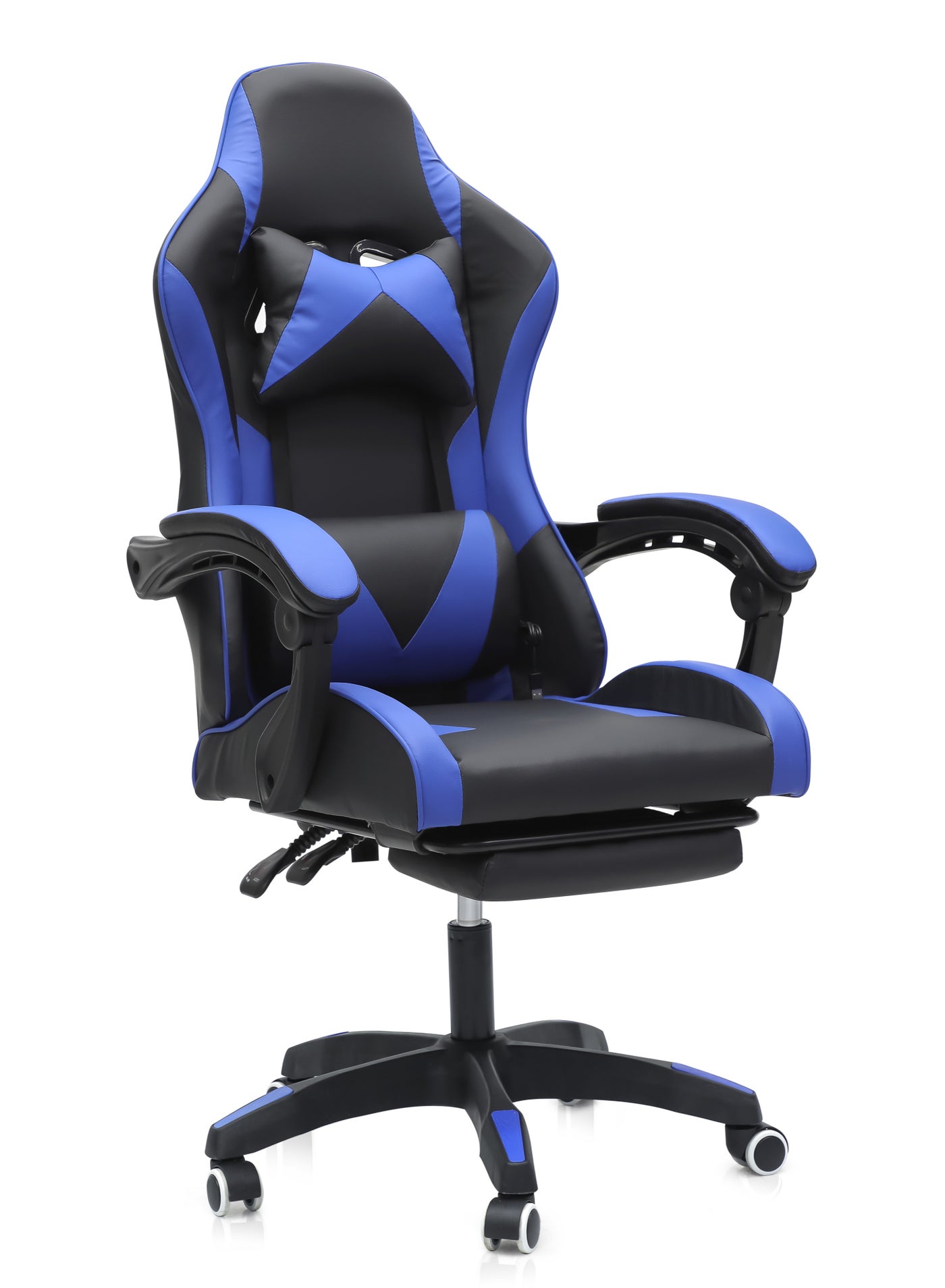 Multi Home Furniture Black & Blue Gaming Chair with…