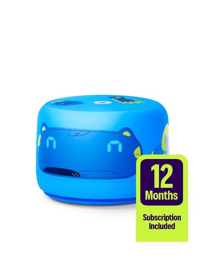 Compare Yango Yasmina Lite Smart Speaker + 12months Subscription Include, Touch Controls, Stories, Quran Recitation & Screenfree Content, Khaleeji Arabic & English Blue at KSA Price