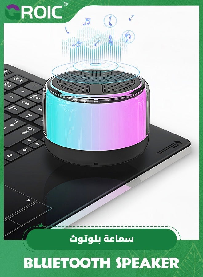 Portable Bluetooth Speaker with Lights, Night Light…