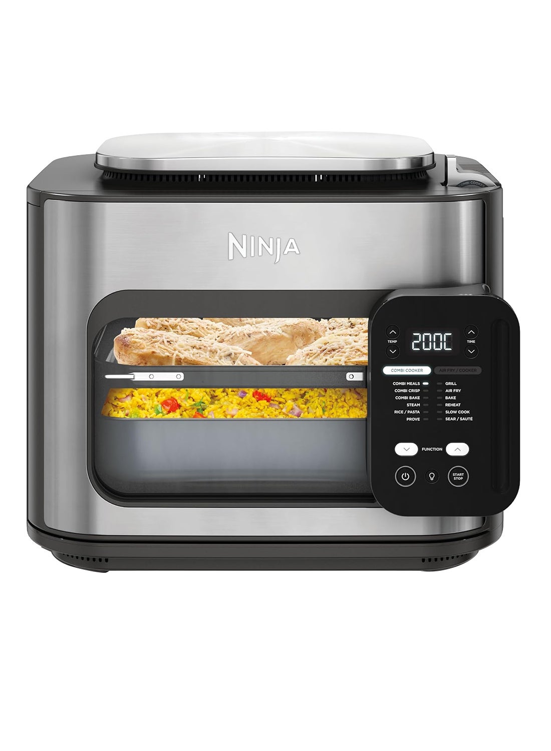 Compare Combi AllInOne Multicooker, Oven, And Air Fryer, 14In1 Functions 12.5 L 1760 W SFP700ME Grey at KSA Price