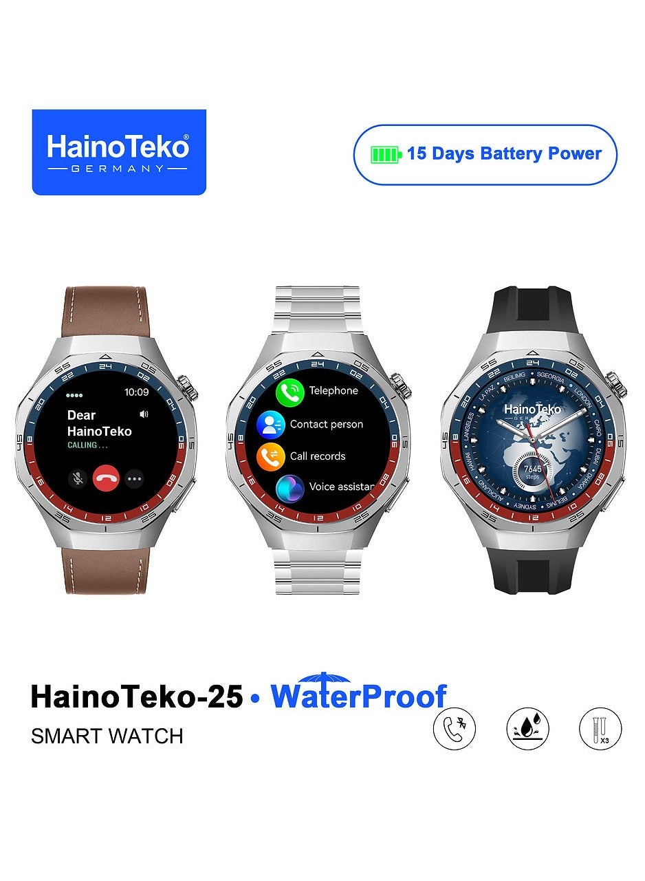 Haino Teko-25 Waterproof Smartwatch with AMOLED Display…
