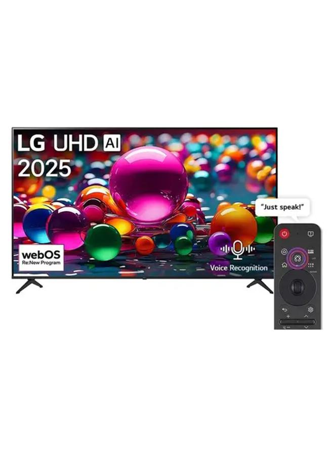 Compare 86 inch LG UHD AI UA8500 4K Smart TV AI Magic remote HDR10 webOS25 2025 86UA85006LAAMAQ Black at KSA Price