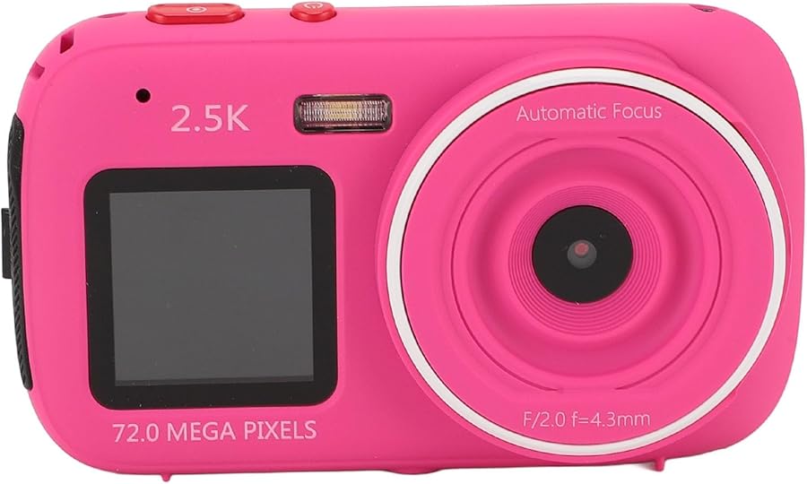 Asixxsix 72MP Digital Camera Dual Screen 16X Zoom…