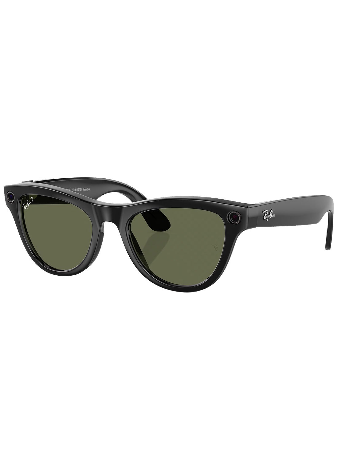 Compare RayBan Skyler RW4010 Polar G15 Green lens Shiny Black at KSA Price