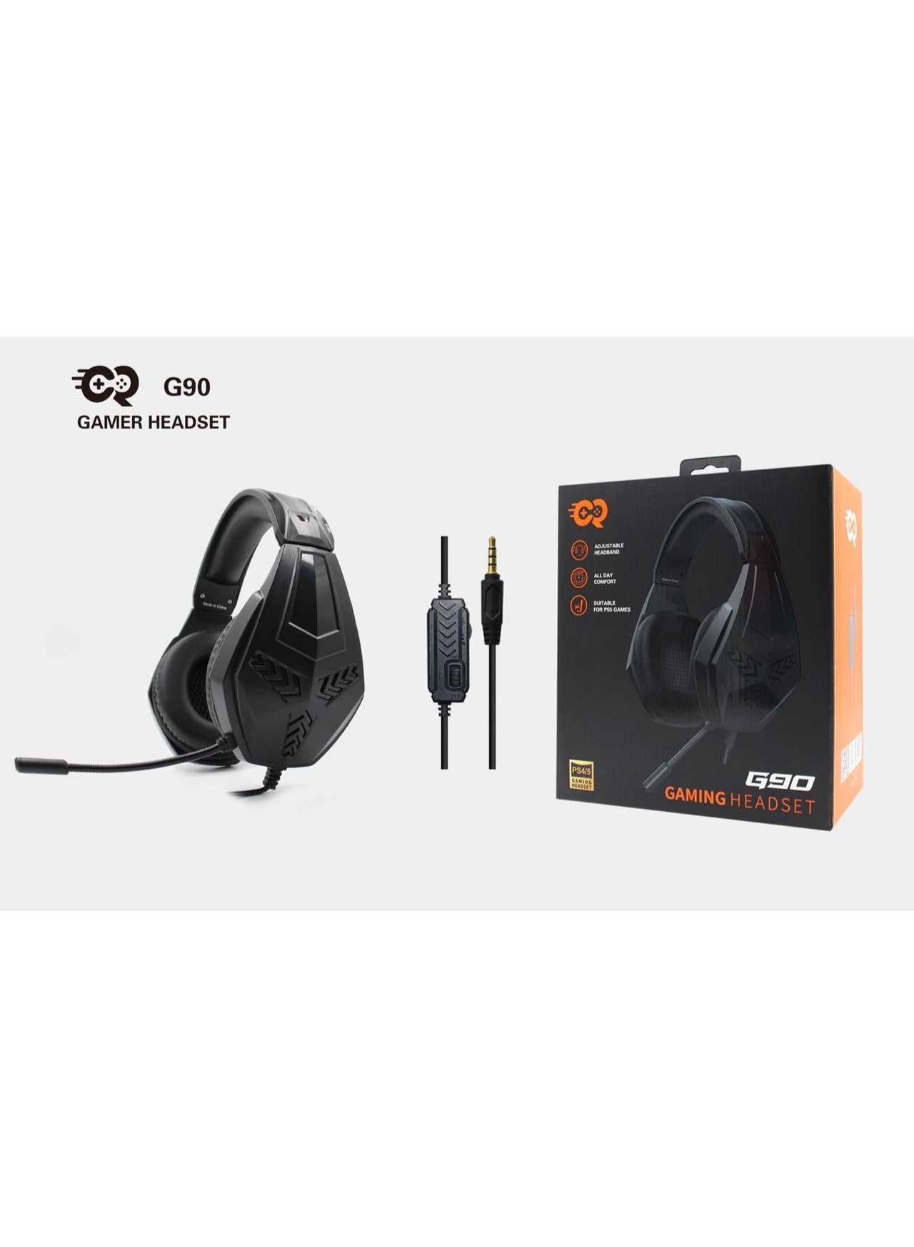 Compare Gamer Headset CRG90 Black at KSA Price