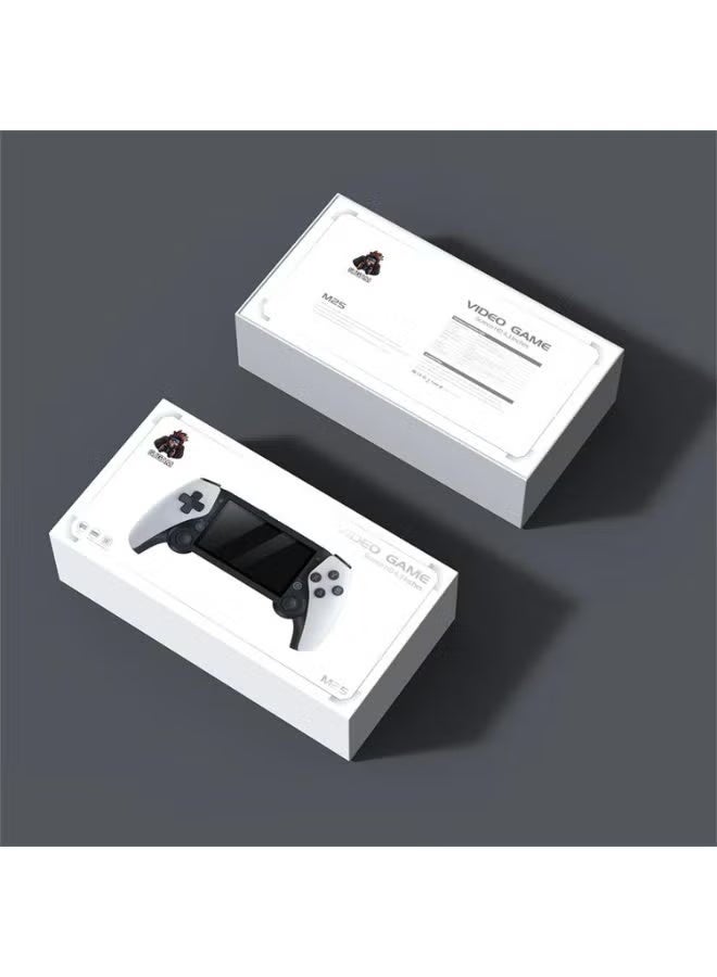 Compare M25 Retro Handheld Video Game Console 4.3 Inch IPS Display, 64GB, 19000+ Games, EmuELEC at KSA Price