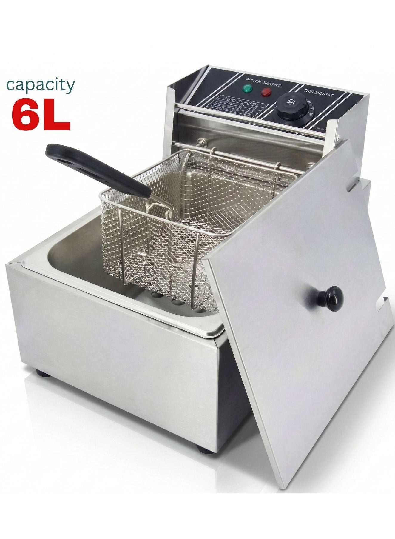 Commercial Electric Deep Fryer, 6 Liter Single…