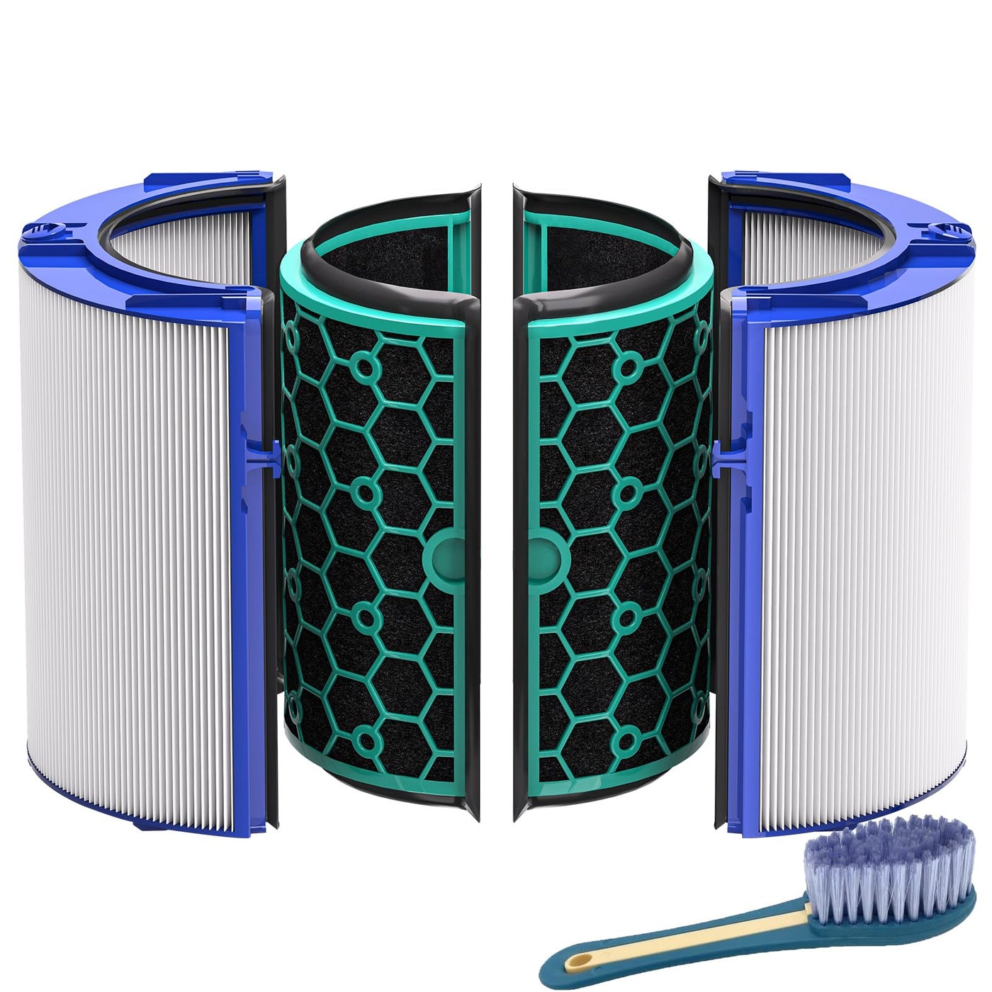 Compare Leemone TP04 True Hepa Filter Replacement Compatible with Dyson TP04 HP04 DP04 TP05 DP05 Air Purifier 360 Combi Glass HEPA Filter  Activated Carbon Filter 1 Pack at KSA Price