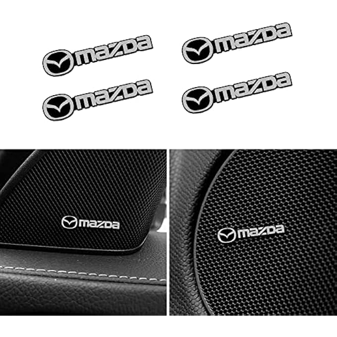 Compare S 4Pcsset Aluminum Alloy 3D Car Speaker Audio Speaker Badge Emblem Decoration Sticker Auto Interior Accessories Trim For Mazda 3 6 Cx3 Cx5 Cx9 Mx5 Etc For Mazda at KSA Price
