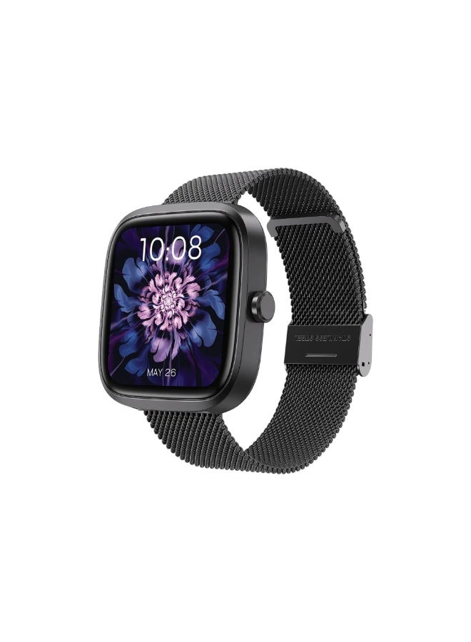 Compare Smart Watch 1.72 with HD Display, 30 Days Battery Life, Voice Assistant Support, Heart Rate, Sleep & Stress Management, Compatibility with iOS 10+ & Android 10.0+  Black at KSA Price