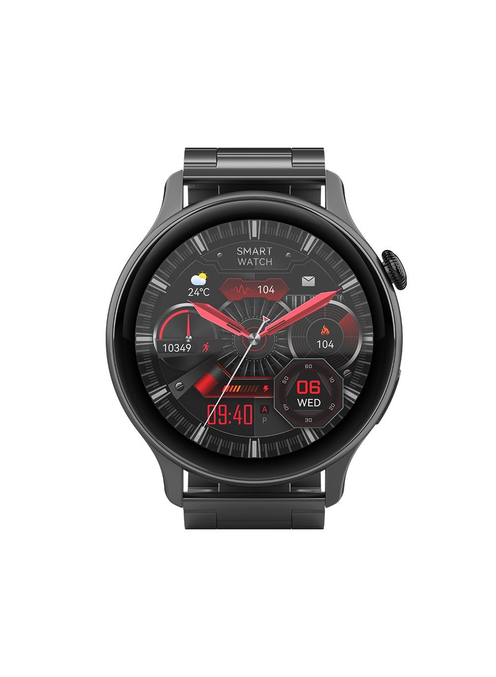Compare SW03 Euphoria Smart Watch with Water Resistant, AMOLED Display, and Sleep, Heart Rate, Pressure, and Oxygen Monitoring  Black at KSA Price