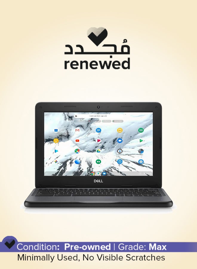 Compare Renewed  Chromebook 3100 Laptop With 11.6Inch Full HD Display,Celeron N4020 ProcessorDual Core4GB RAM32GB SSDChrome OS Black at KSA Price