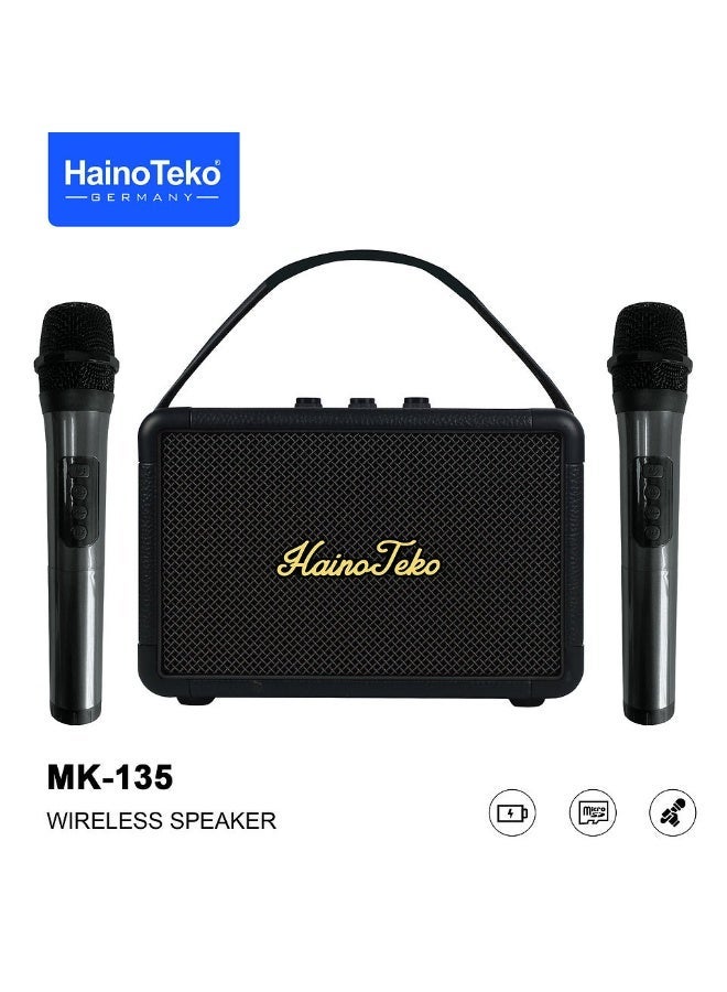 Haino Teko MK-135 Portable Wireless Speaker with Dual…