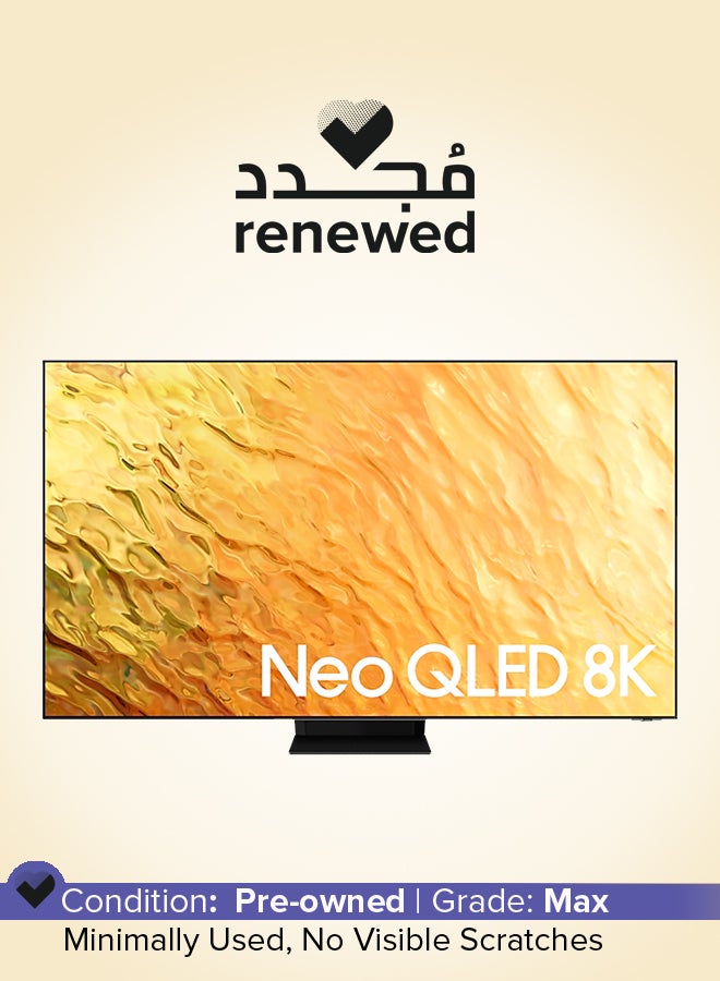 Compare Renewed   75 Inch Smart Neo QLED TV  8K 120Hz 75QN800B Black at KSA Price