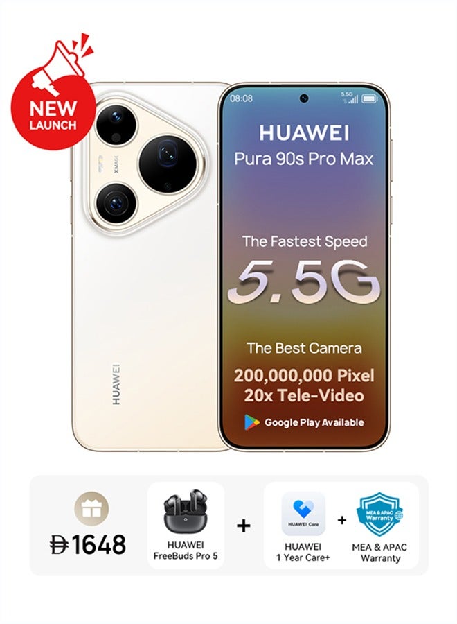 Pura 90s Pro Max 5.5G AI Dual SIM Blush…
