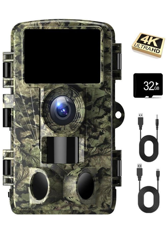 Compare Dargahou Trail Camera  4K 48MP Game Camera with Night Vision, 0.05s Trigger Motion Activated Camera, IP66 Waterproof, 130 WideAngle No Glow Infrared LEDs for Outdoor Wildlife at KSA Price