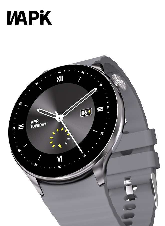Compare Korean Brand Smart Watch Y5, Business Smartwatch, Waterproof Fitness Watch, Bluetooth Calling, Compatible with Android and iOS, Smartwatch For Men and Women, Zinc Alloy Vacuum Plating, Heart Rate Monitoring at KSA Price