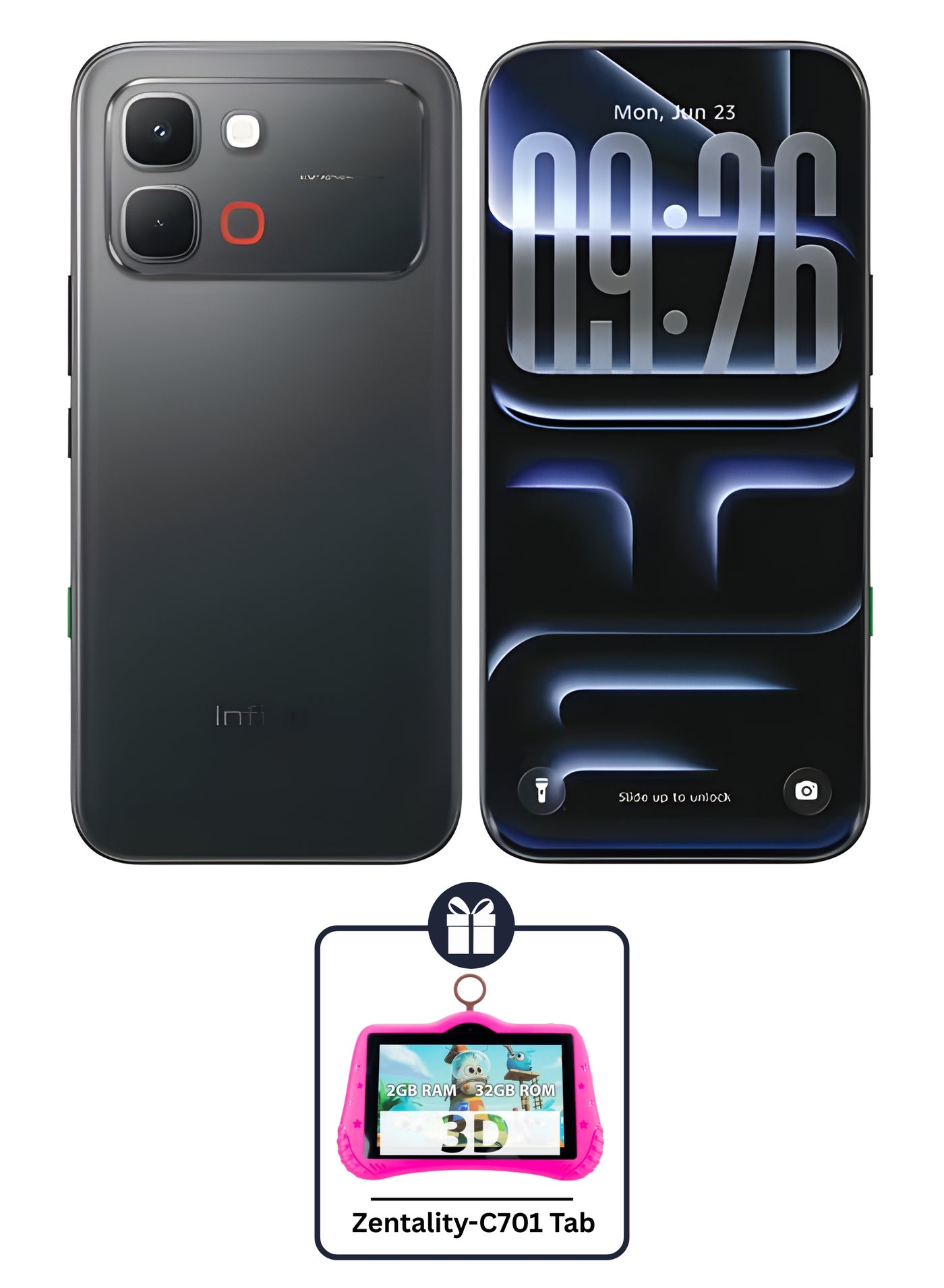 Compare Note Edge Dual SIM Shadow Black 8GB RAM 256GB 5G + Zentality C701 Kidz Tab  Middle East Version at KSA Price