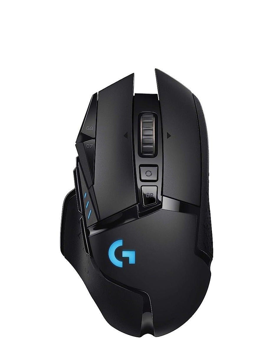 Compare G502 Lightspeed Wireless Gaming Mouse with Hero 25K Sensor, PowerPlay Compatible, Tunable Weights and Lightsync RGB  Black at KSA Price