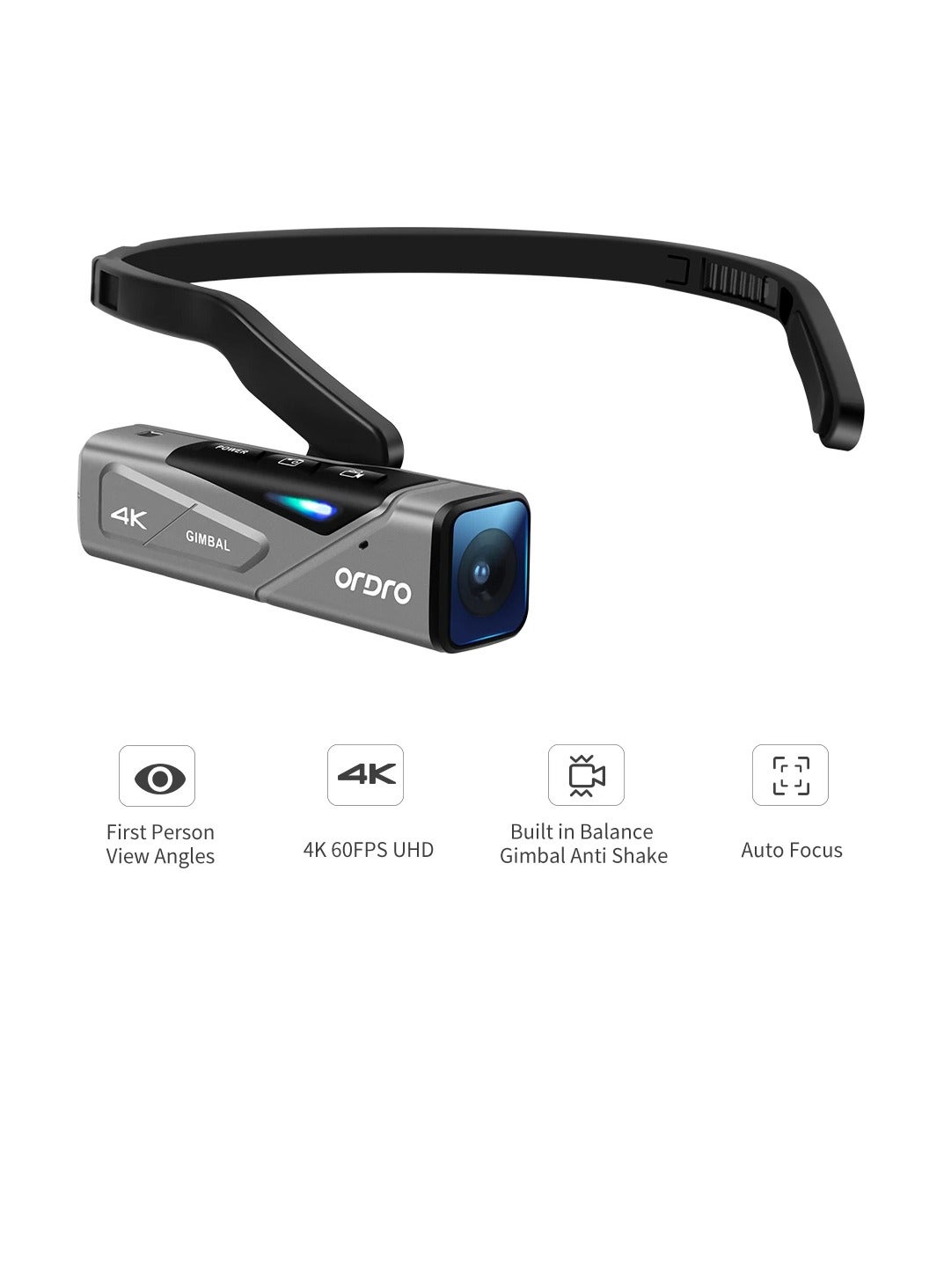 Compare Ep7 Youtube Video Vlog Camera 4K 60Fps Head Wearable Wifi Pov Digital Action Camcorder With Profissional Image Stabilization at KSA Price