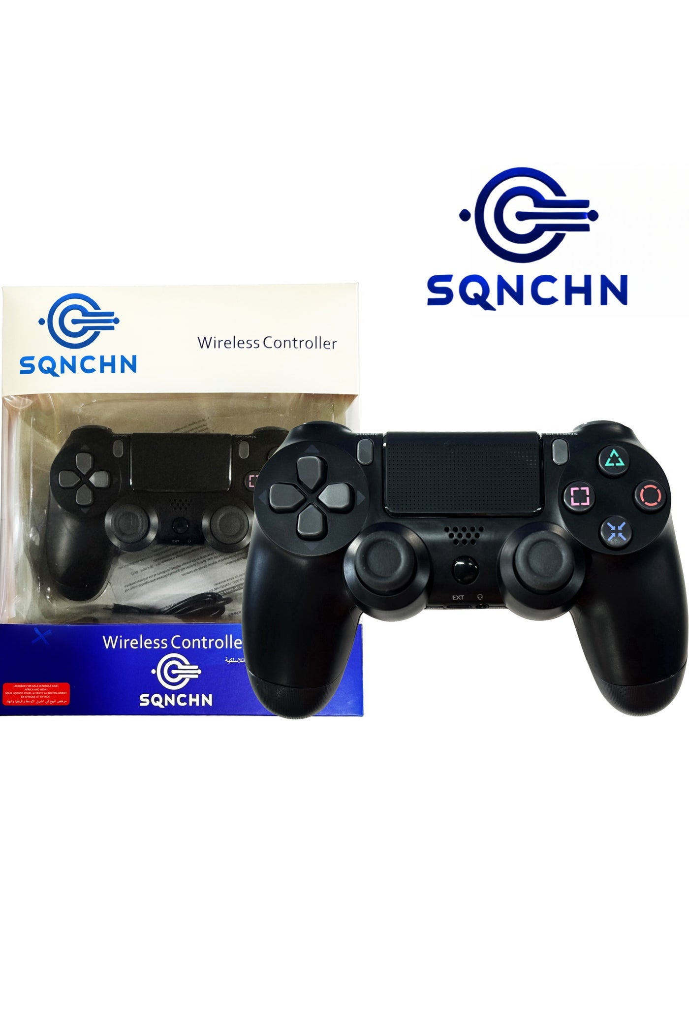 Compare Wireless PS4 Controller  Dual Vibration, LED Touch Pad, Audio Function, Compatible with PS4 ProSlimPC, ProLevel Gaming Experience at KSA Price