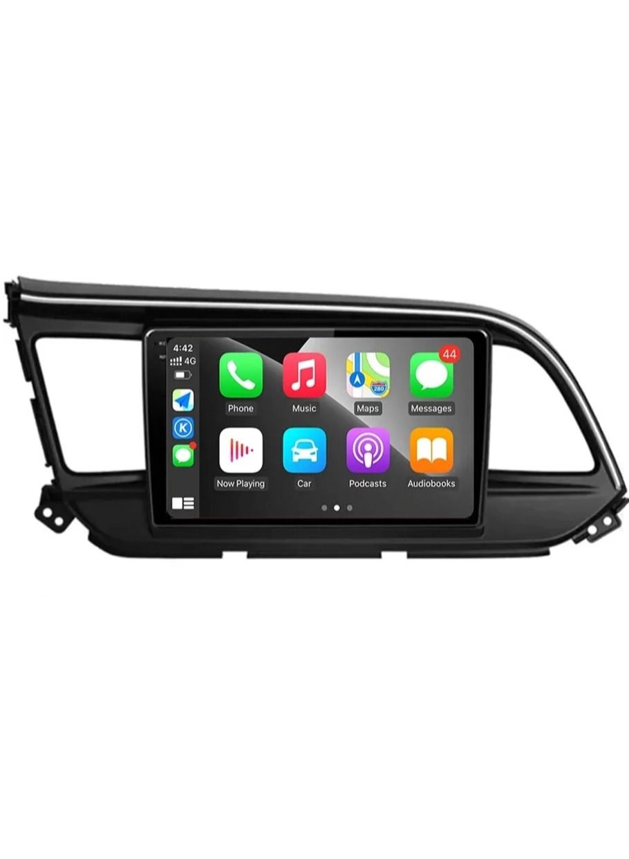 Compare Android Screen For Hyundai Elantra 2016 to 2018 4GB RAM Support Apple Carplay Android Auto Wireless QLED Touch Screen SIM Card Support DSP AHD Camera Included Navigation Offline Online Support BT at KSA Price