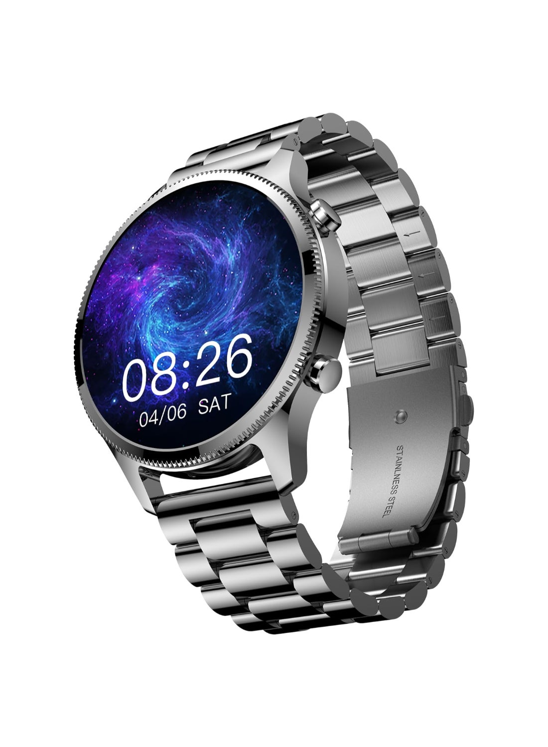 Compare Halo Plus 1.46 Super Amoled Display Elite Smart Watch, Bluetooth Calling, Stainless Steel Build, Always On Display, Upto 7 Days Battery Elite Silver at KSA Price