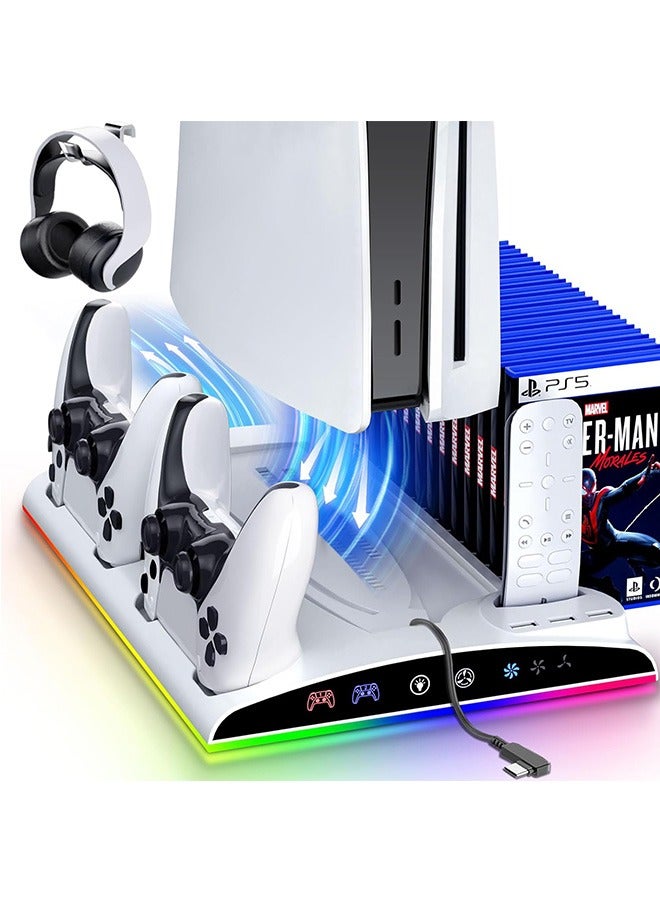 Garlo PS5 Stand with Cooling Station Playstation…