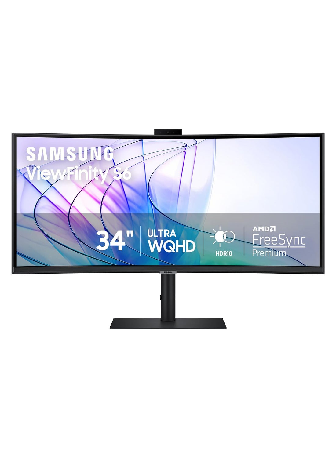 Compare 34 inch ViewFinity Ultra WQHD 100hz Monitor, 5ms , 5MP IR Camera, In Build Speaker, Eye Saver Mode, FreeSync, KVM Switch,  S6 S65VC Monitor Black at KSA Price