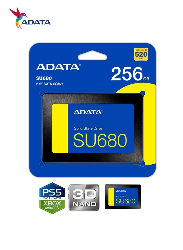 Compare Ultimate SU680 256GB Fastest SSD Internal Solid State Drive for Laptop Desktop PS5 XBOX at KSA Price