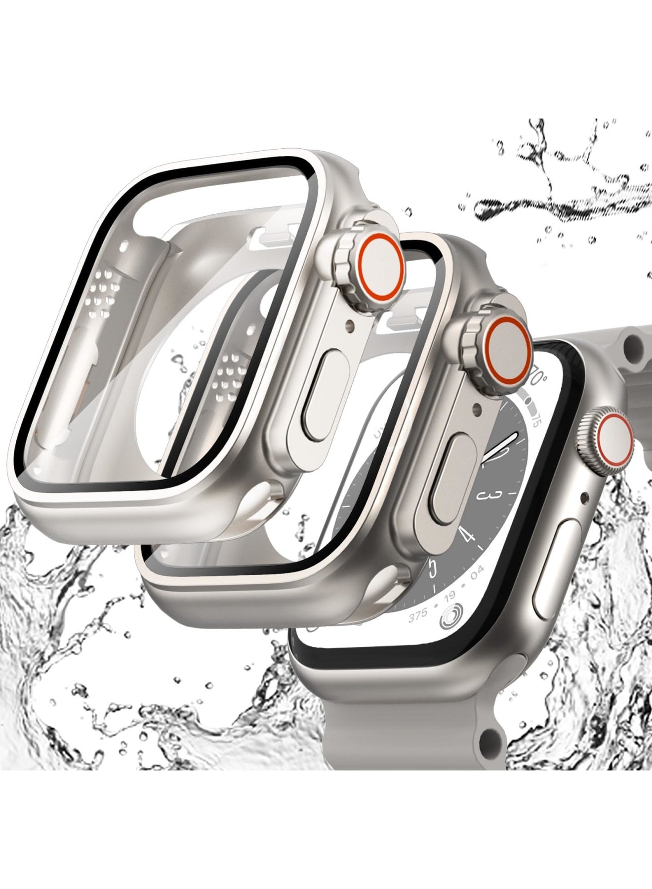 2 in 1 Waterproof Case for Apple Watch…