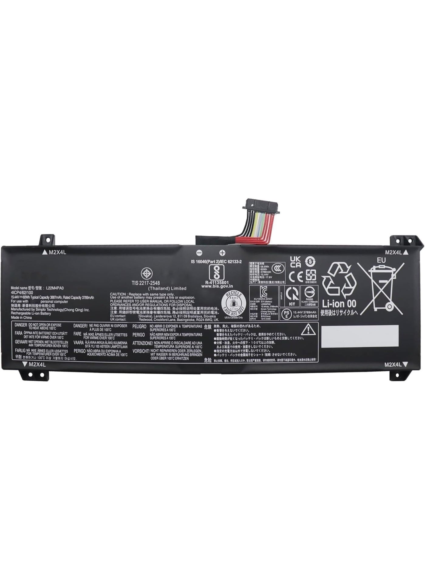 Compare L22M4PA0 L22B4PA0 L22D4PA0 L22X4PA0 Laptop Battery Replacement for Lenovo LOQ 15APH8 15IRH8 16APH8 16IRH8  IdeaPad 115IAU7  Legion Slim 516APH8 516IRH8 Series15.44V 60Wh at KSA Price